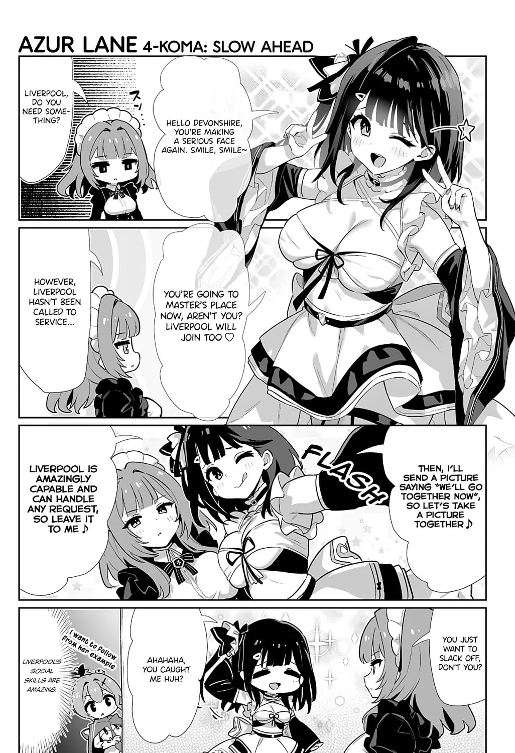Azur Lane 4-koma: Slow Ahead! Chapter 117 page 3 - 