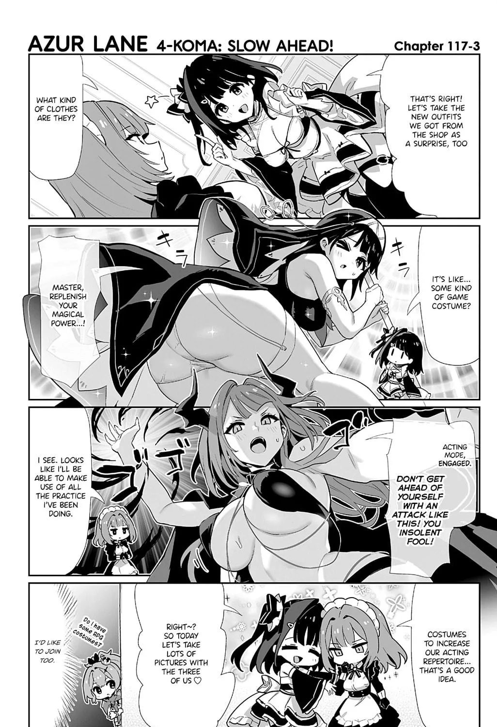 Azur Lane 4-koma: Slow Ahead! Chapter 117 page 5 - 