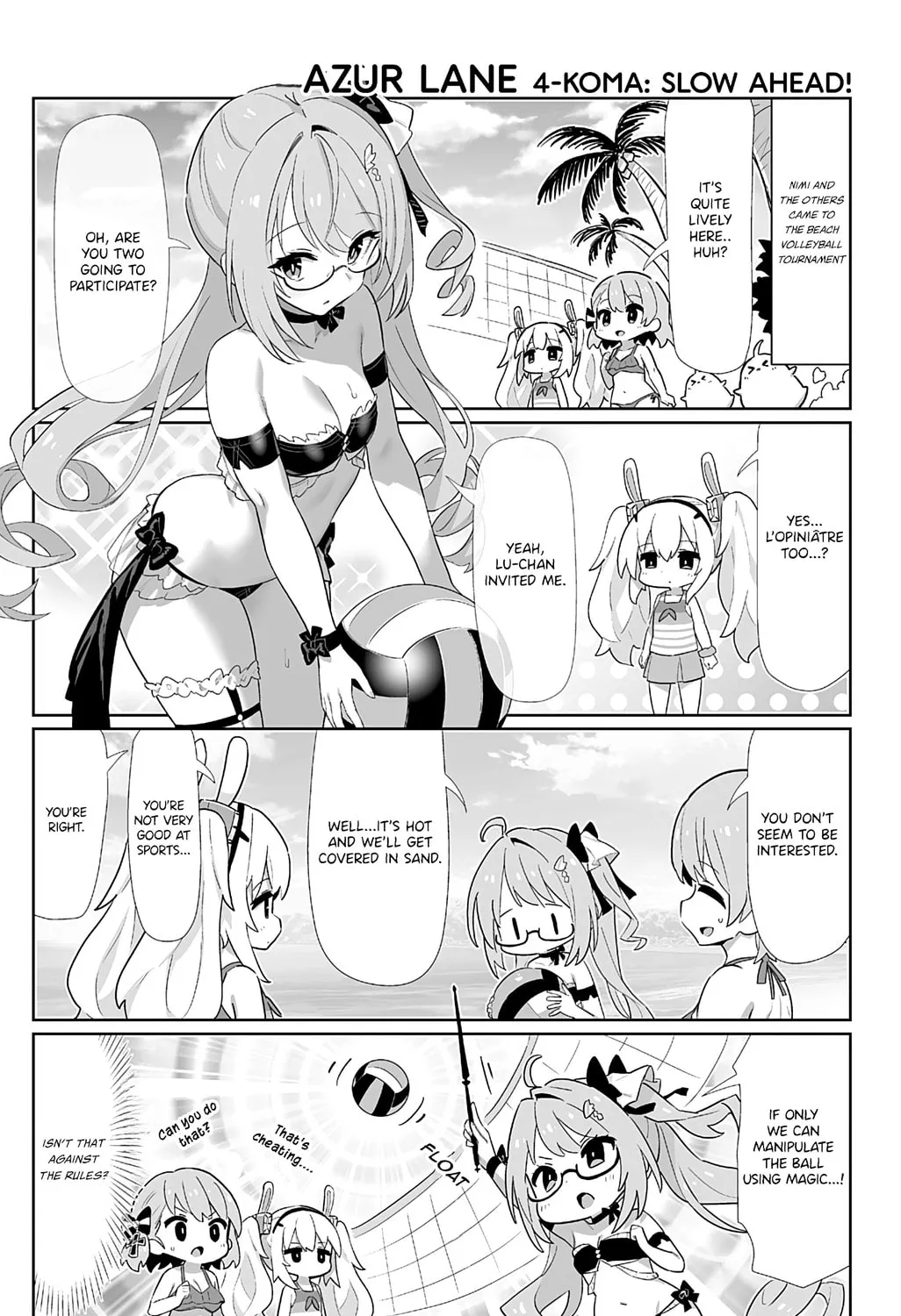 Azur Lane 4-koma: Slow Ahead! Chapter 118 page 1 - 