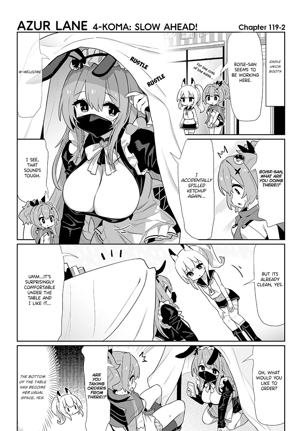 Azur Lane 4-koma: Slow Ahead! Chapter 119 page 3 - 