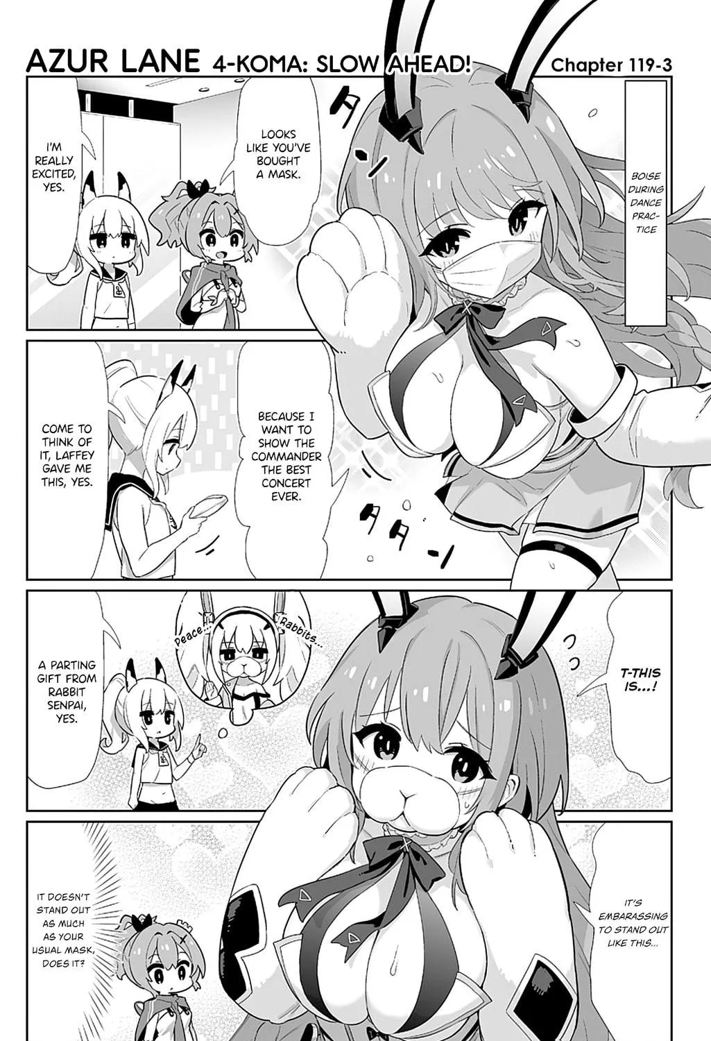 Azur Lane 4-koma: Slow Ahead! Chapter 119 page 5 - 