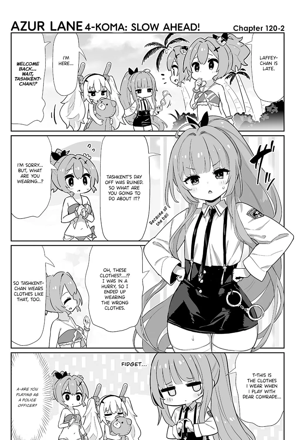 Azur Lane 4-koma: Slow Ahead! Chapter 120 page 3 - 