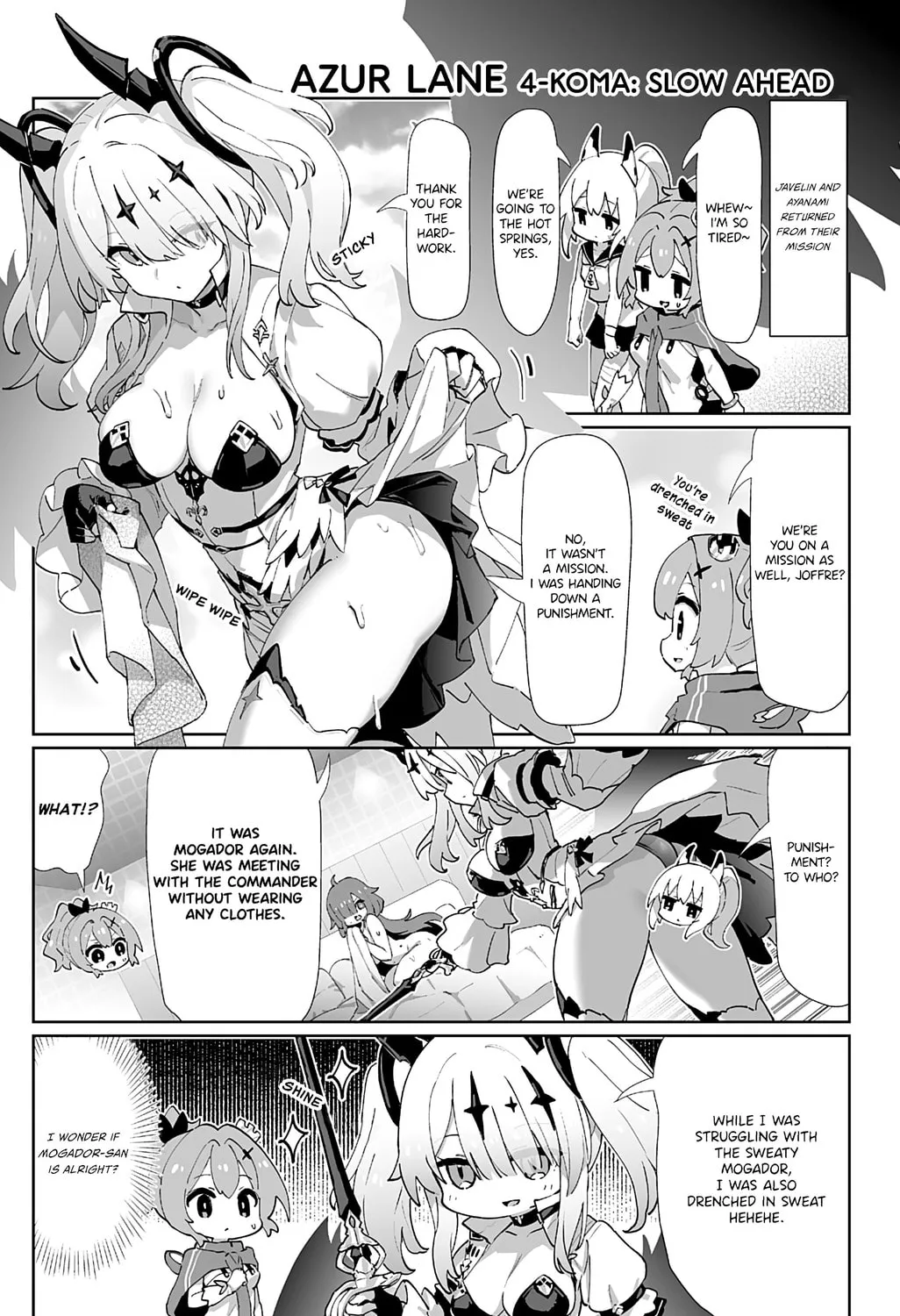 Azur Lane 4-koma: Slow Ahead! Chapter 123 page 1 - 