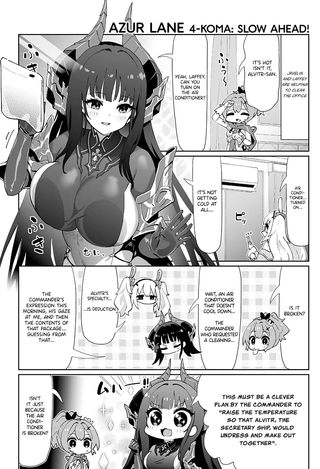 Azur Lane 4-koma: Slow Ahead! Chapter 124 page 1 - 