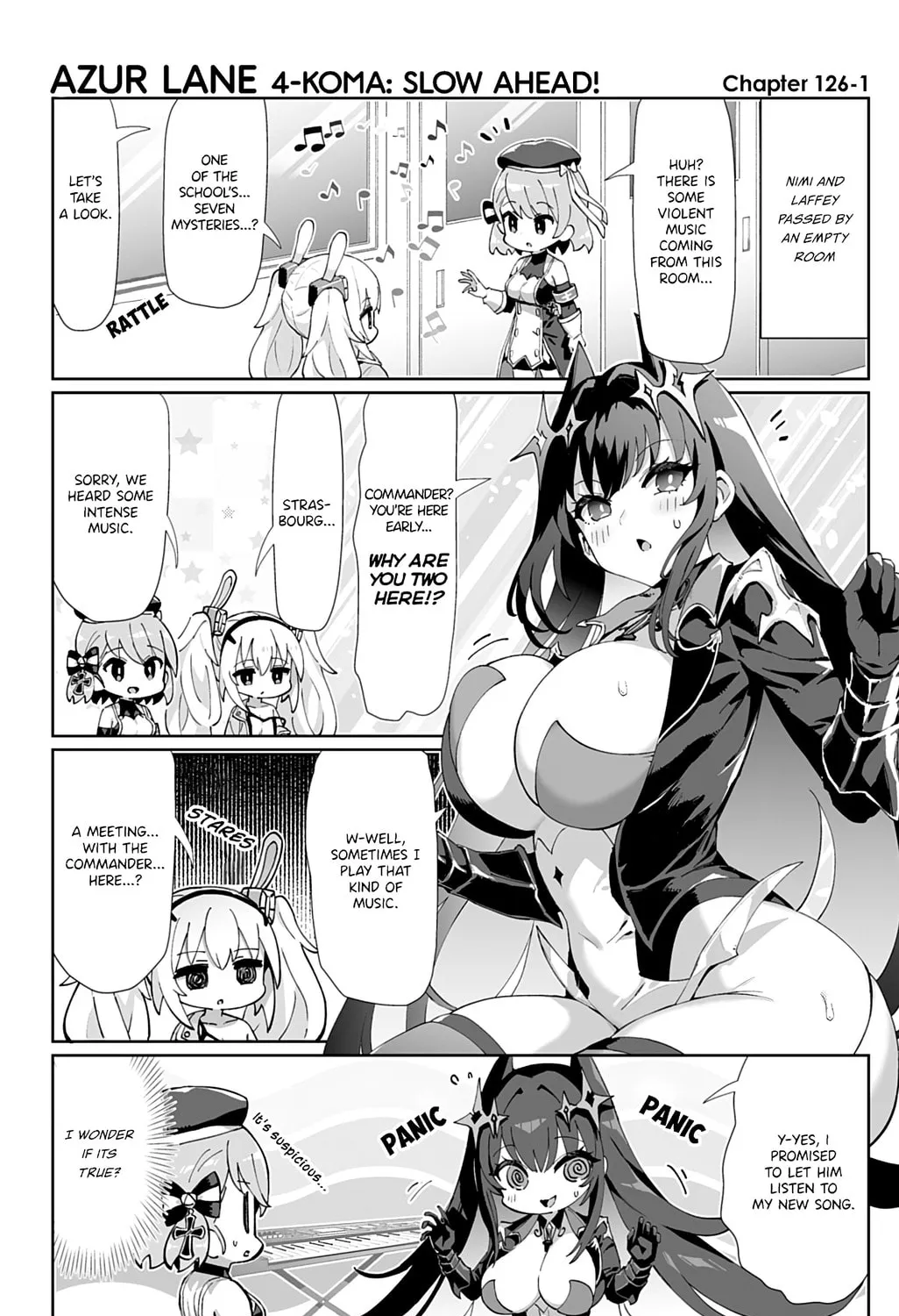 Azur Lane 4-koma: Slow Ahead! Chapter 126 page 1 - 