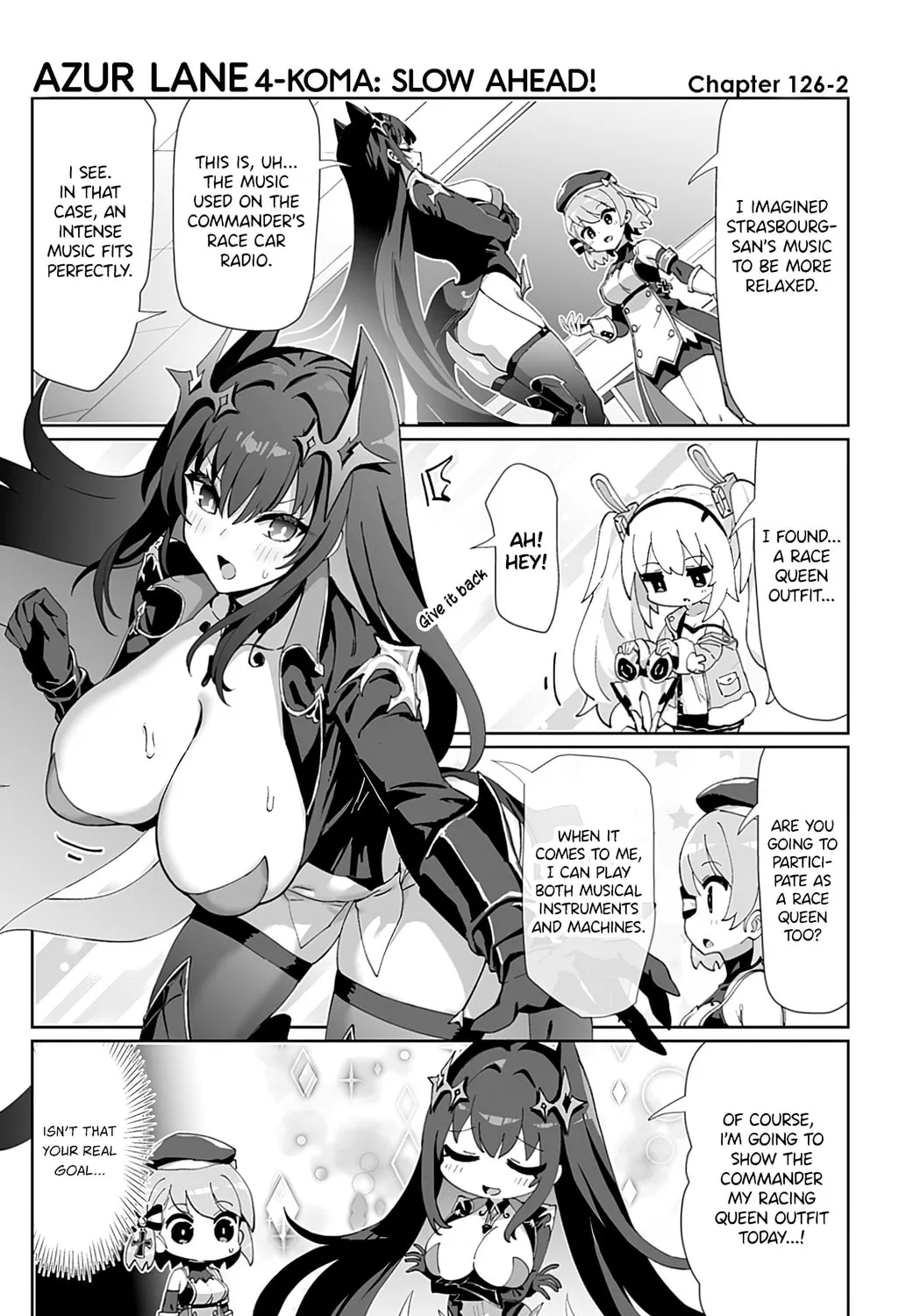 Azur Lane 4-koma: Slow Ahead! Chapter 126 page 3 - 