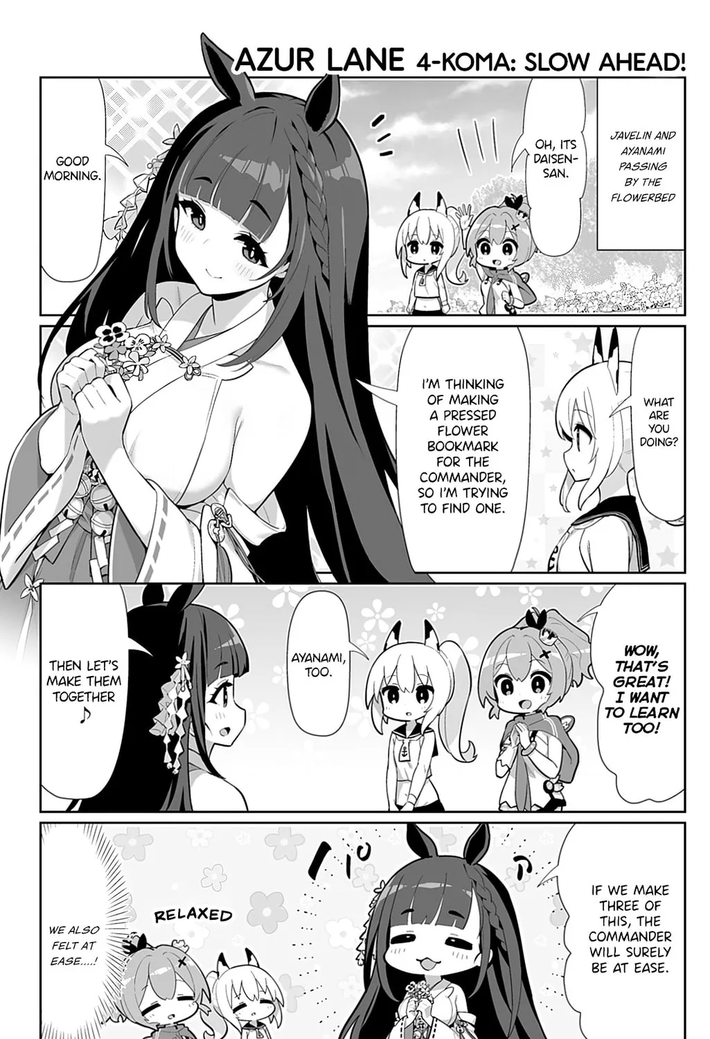 Azur Lane 4-koma: Slow Ahead! Chapter 127 page 1 - 