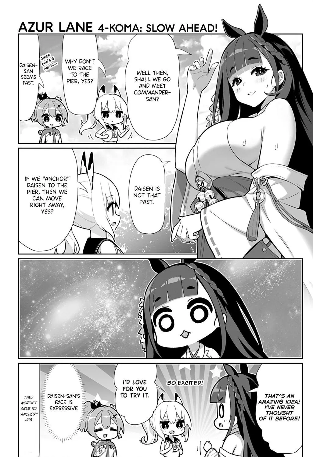 Azur Lane 4-koma: Slow Ahead! Chapter 127 page 5 - 