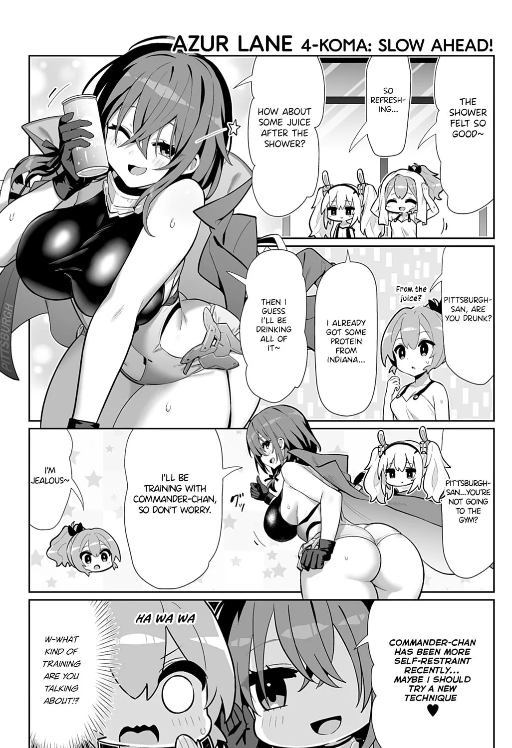 Azur Lane 4-koma: Slow Ahead! Chapter 129 page 3 - 