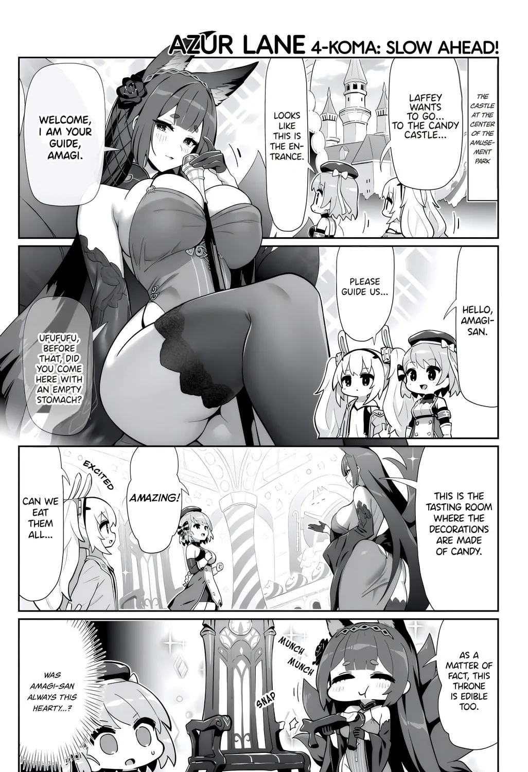 Azur Lane 4-koma: Slow Ahead! Chapter 130 page 1 - 