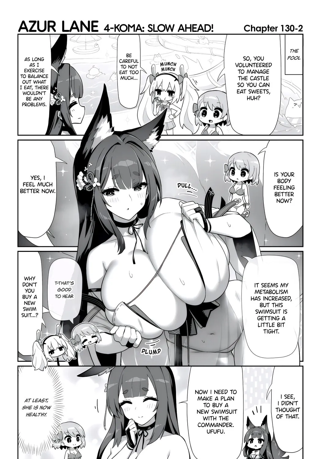 Azur Lane 4-koma: Slow Ahead! Chapter 130 page 3 - 