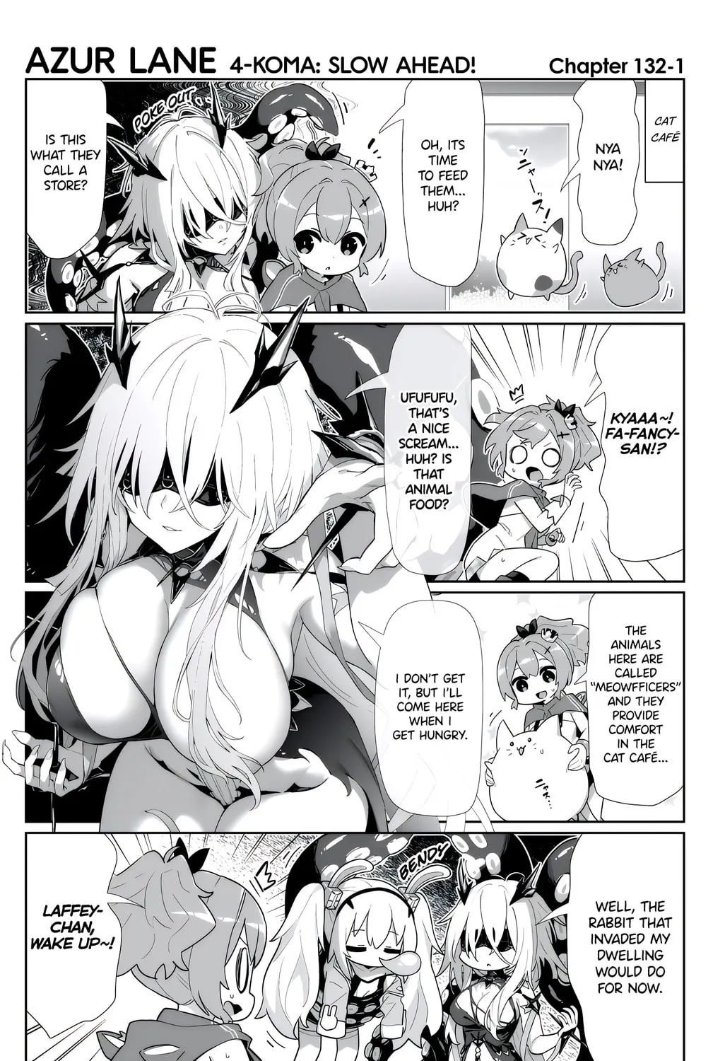 Azur Lane 4-koma: Slow Ahead! Chapter 132 page 1 - 