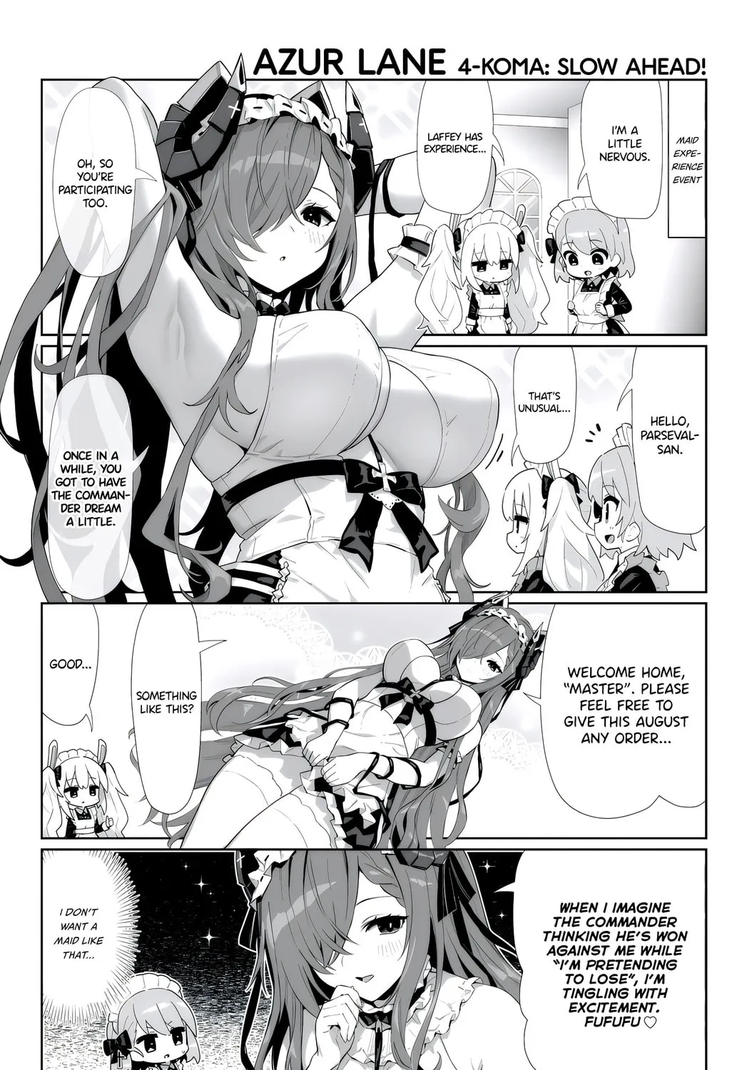 Azur Lane 4-koma: Slow Ahead! Chapter 134 page 1 - 