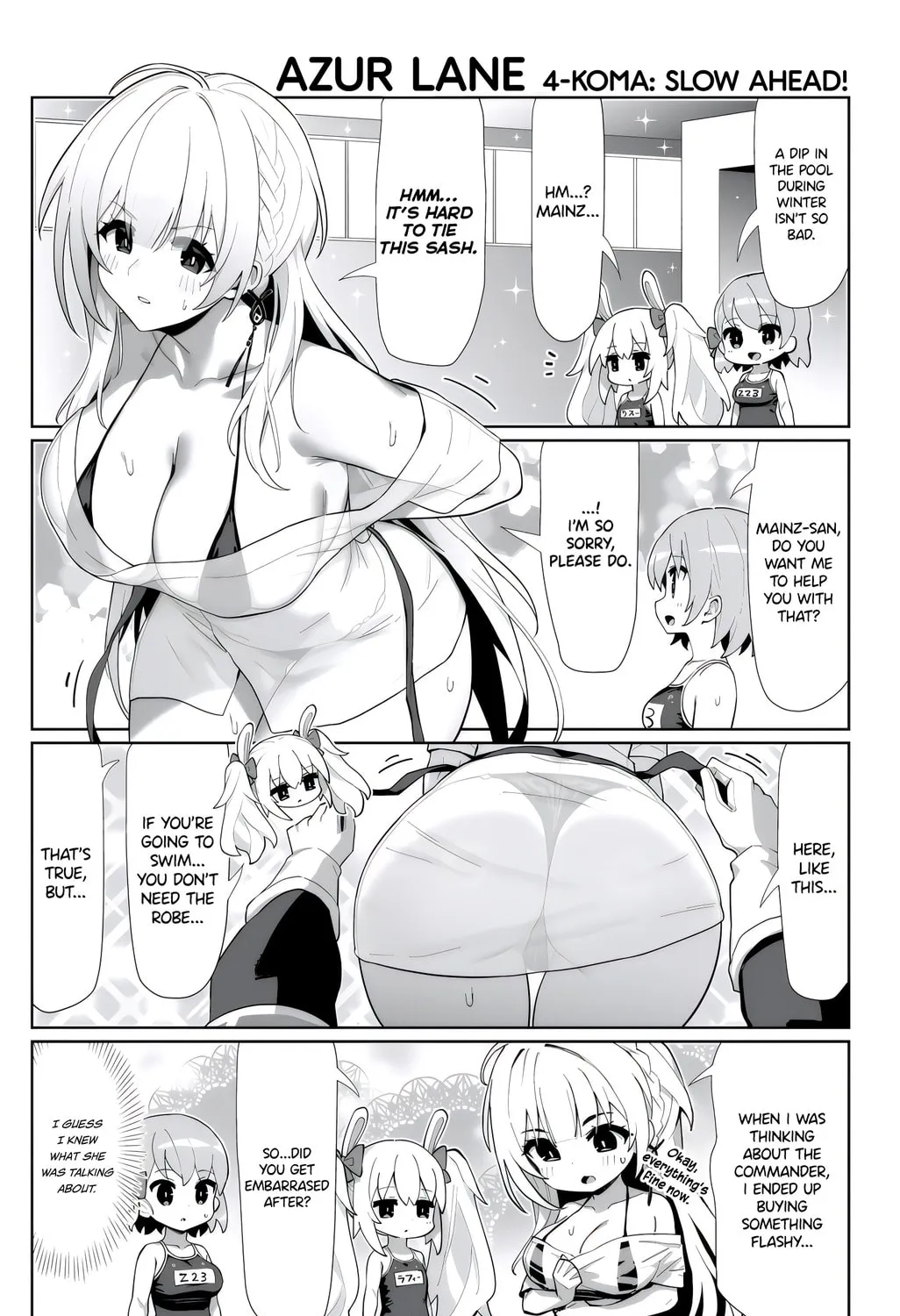 Azur Lane 4-koma: Slow Ahead! Chapter 138 page 1 - 