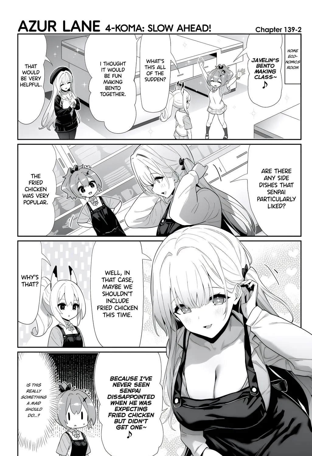 Azur Lane 4-koma: Slow Ahead! Chapter 139 page 3 - 