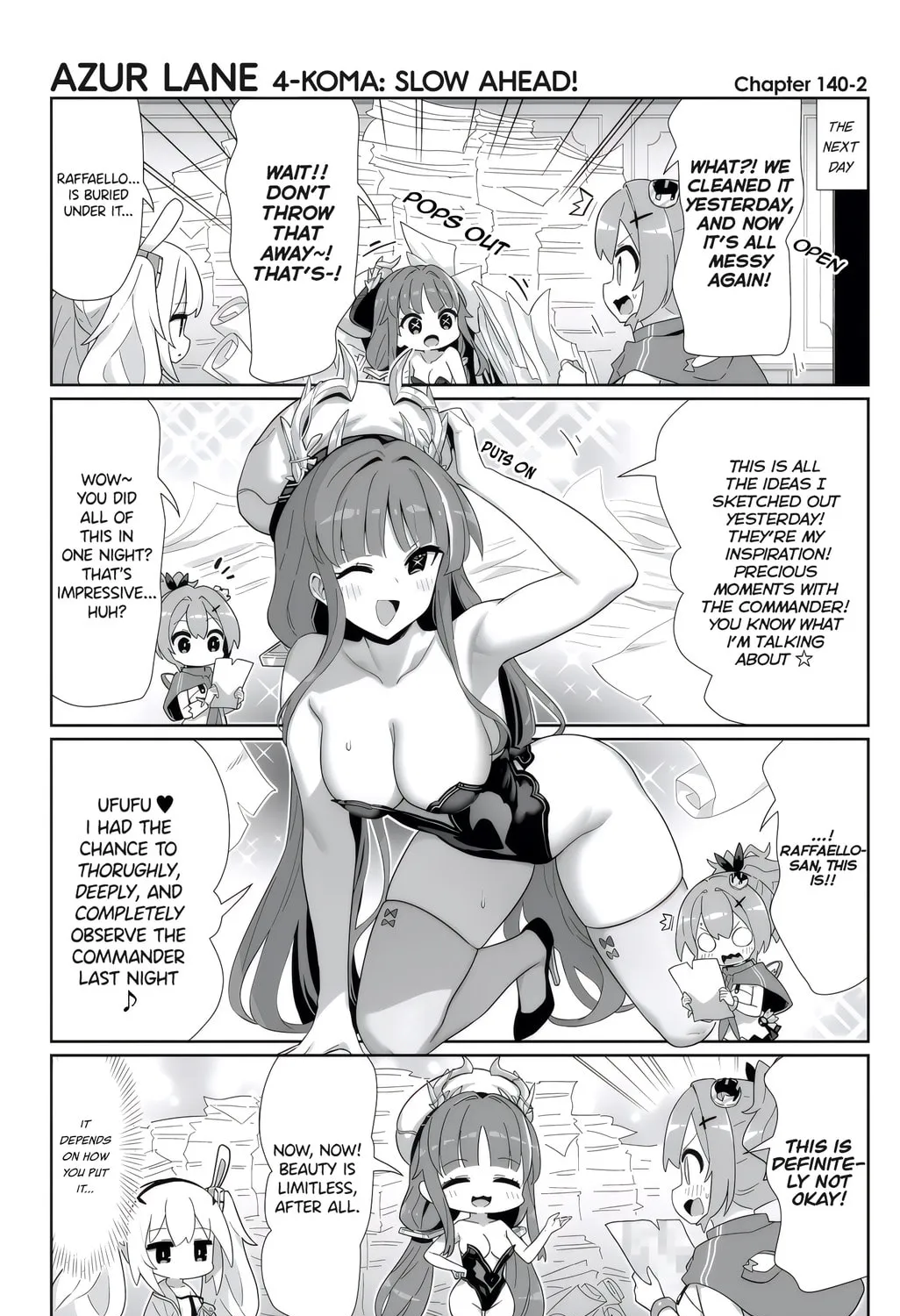 Azur Lane 4-koma: Slow Ahead! Chapter 140 page 3 - 