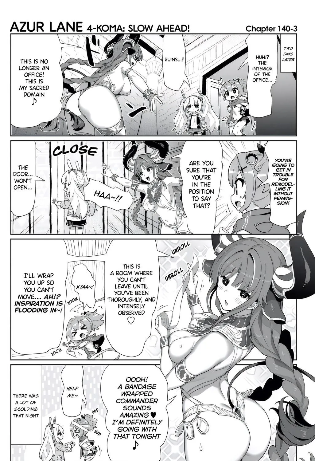 Azur Lane 4-koma: Slow Ahead! Chapter 140 page 5 - 