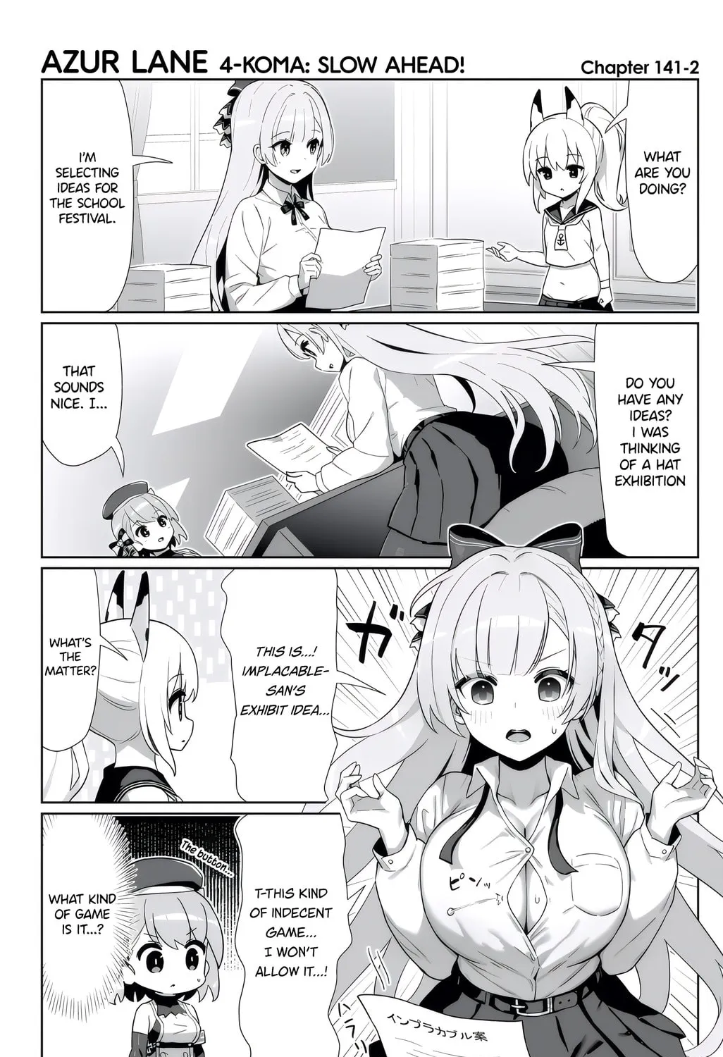 Azur Lane 4-koma: Slow Ahead! Chapter 141 page 3 - 