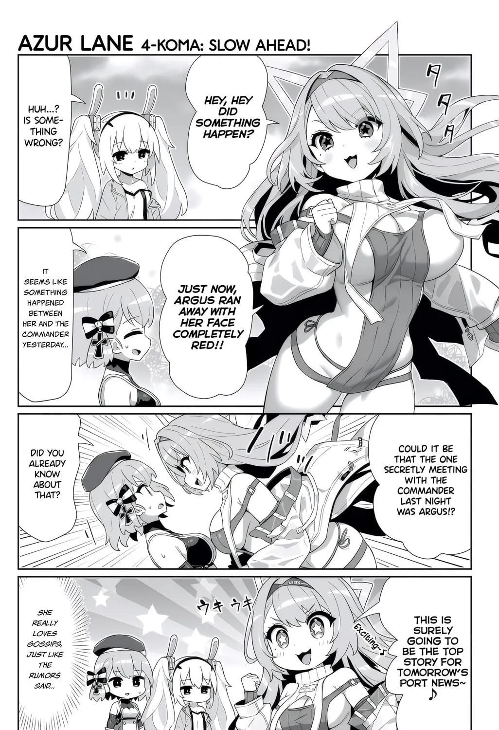 Azur Lane 4-koma: Slow Ahead! Chapter 142 page 1 - 