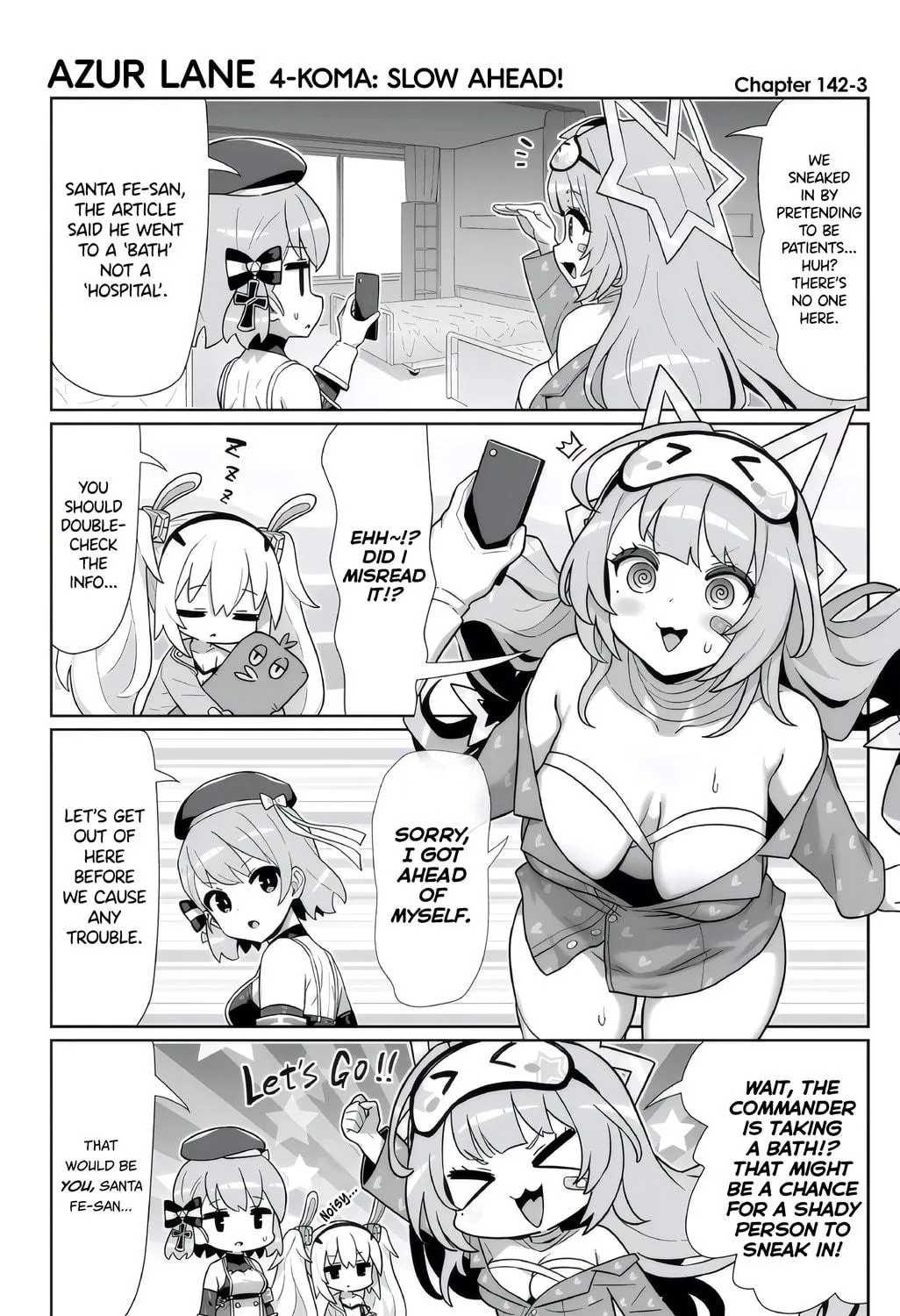 Azur Lane 4-koma: Slow Ahead! Chapter 142 page 5 - 
