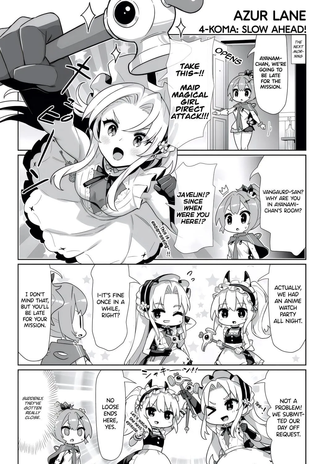 Azur Lane 4-koma: Slow Ahead! Chapter 143 page 5 - 
