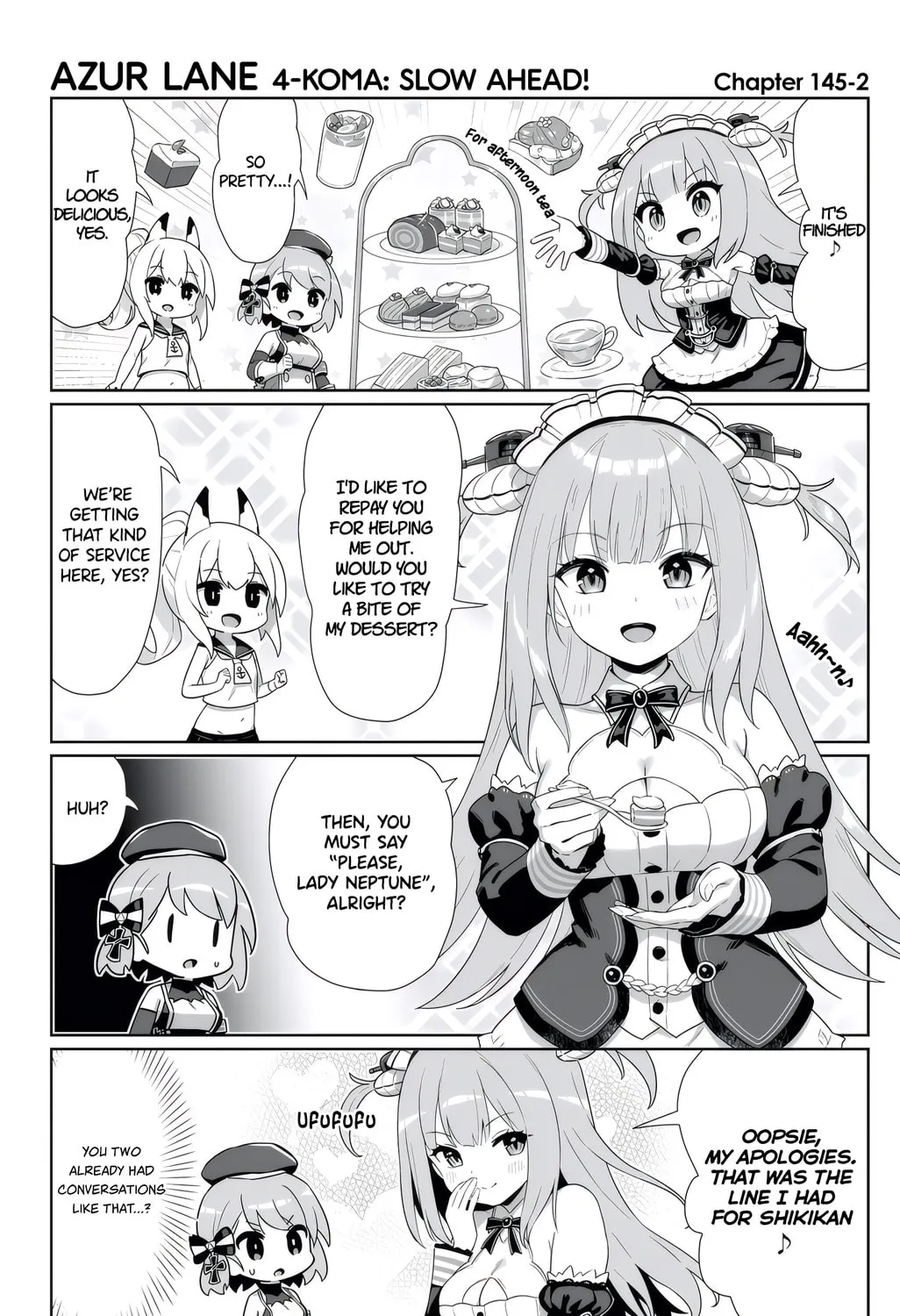 Azur Lane 4-koma: Slow Ahead! Chapter 145 page 3 - 