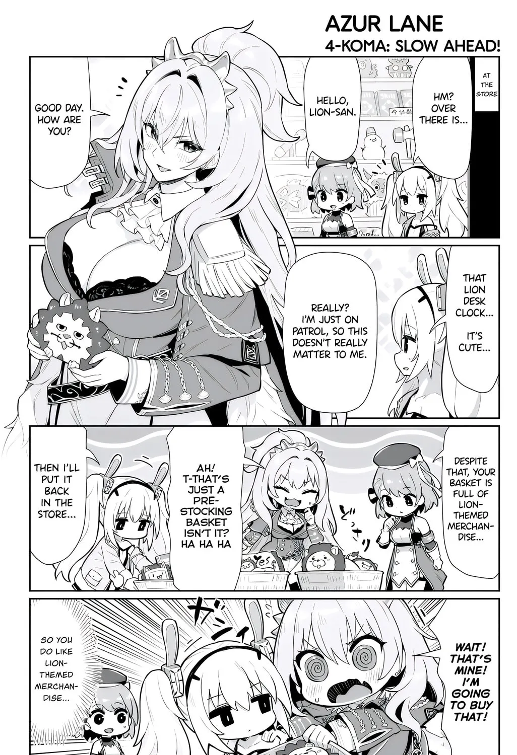 Azur Lane 4-koma: Slow Ahead! Chapter 146 page 1 - 