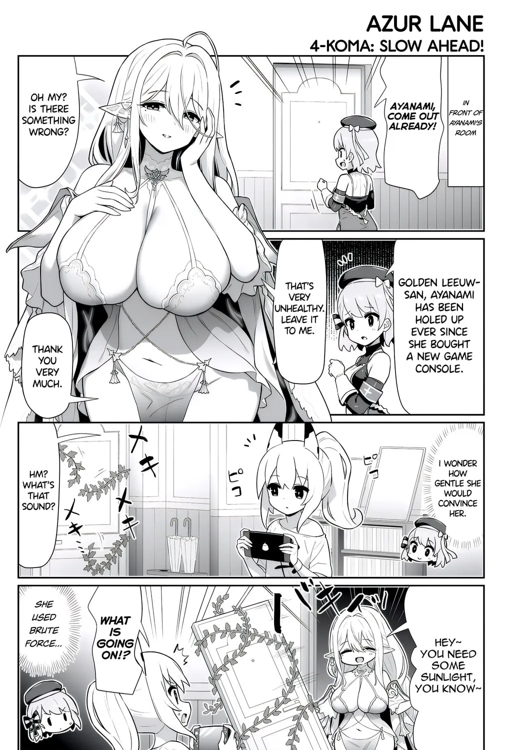 Azur Lane 4-koma: Slow Ahead! Chapter 149 page 1 - 
