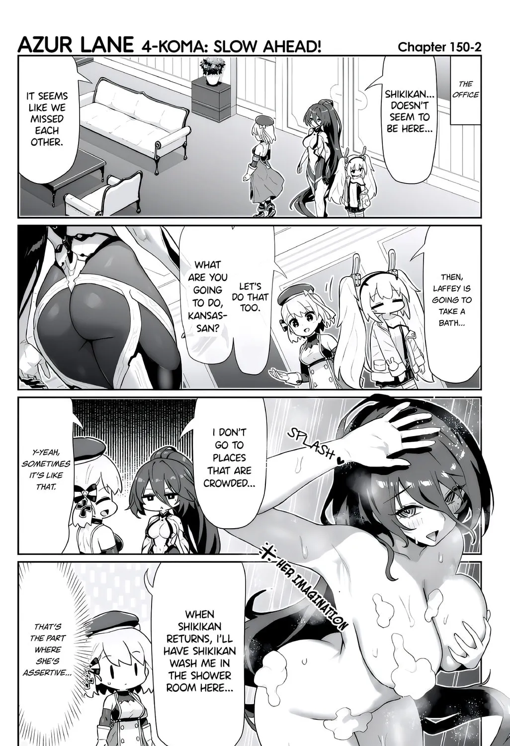 Azur Lane 4-koma: Slow Ahead! Chapter 150 page 3 - 