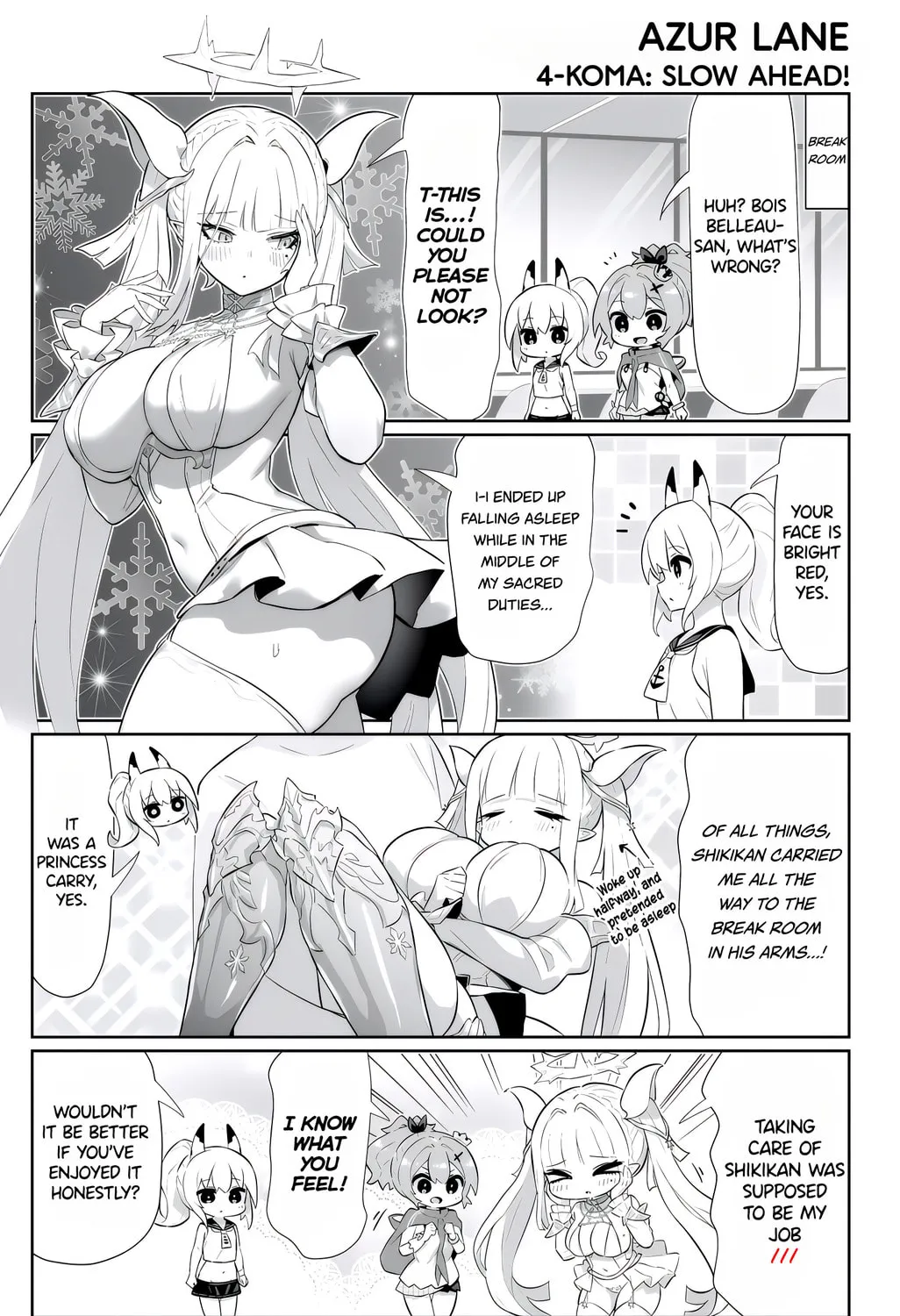 Azur Lane 4-koma: Slow Ahead! Chapter 151 page 1 - 