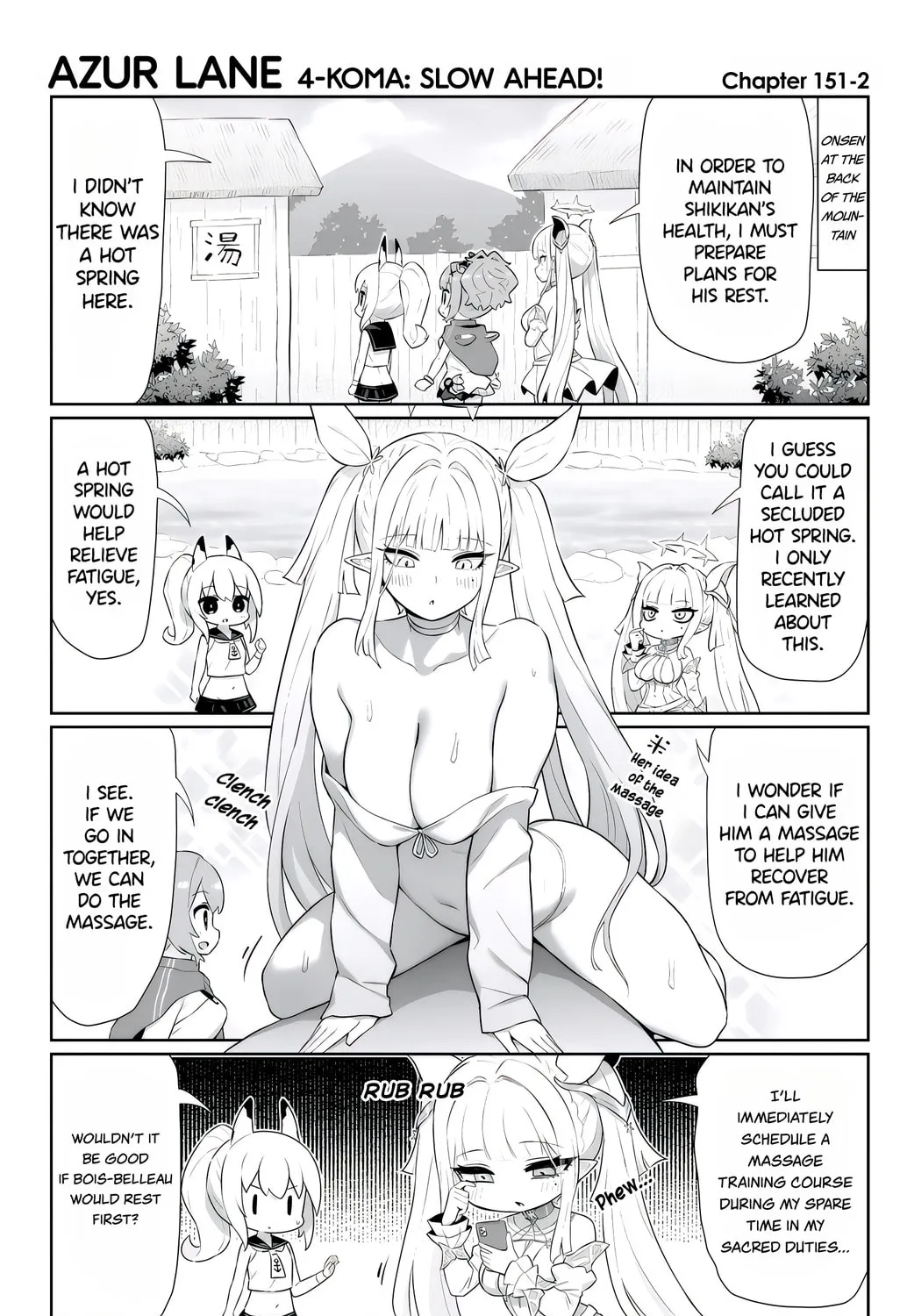 Azur Lane 4-koma: Slow Ahead! Chapter 151 page 3 - 