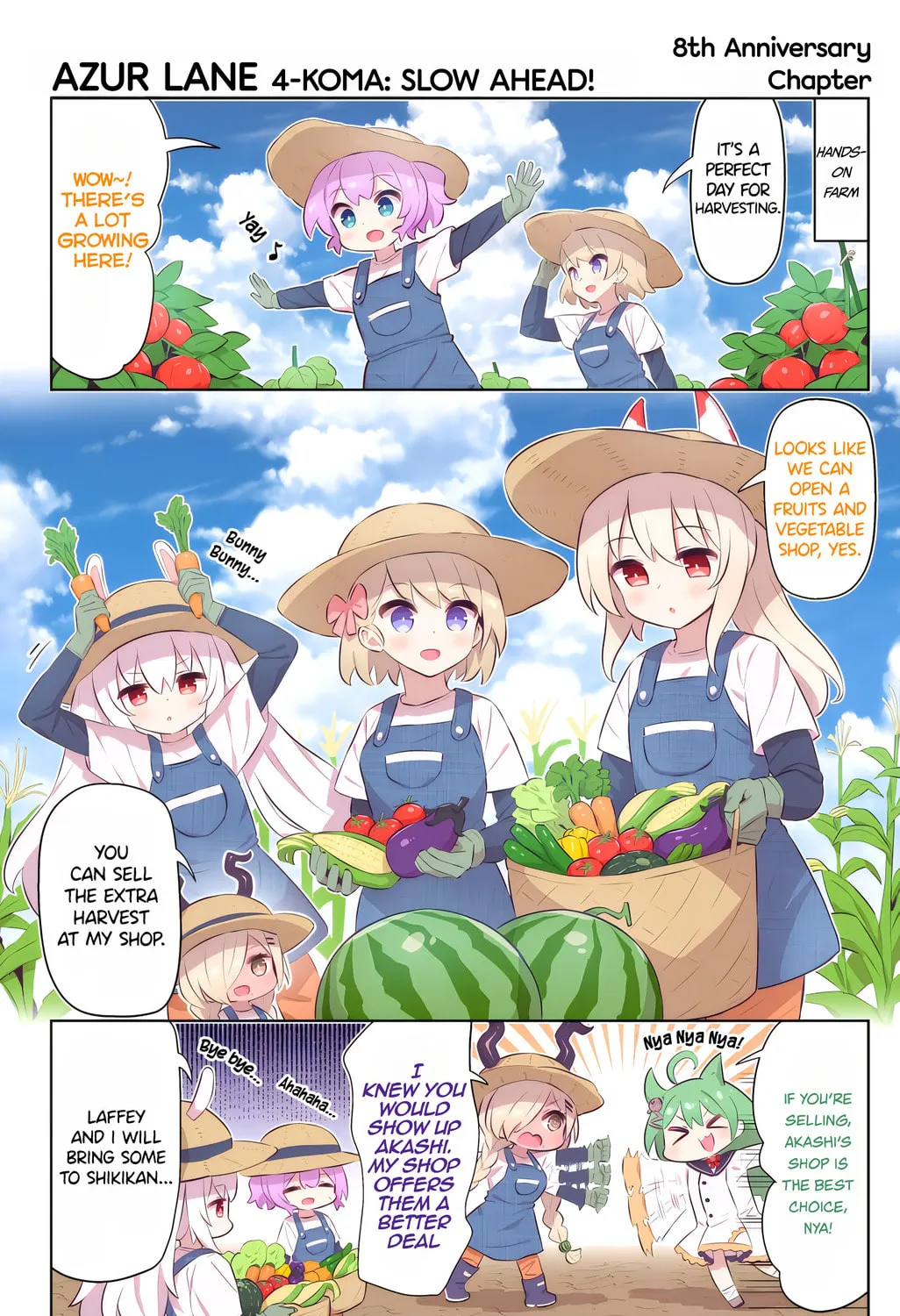 Azur Lane 4-koma: Slow Ahead! Chapter 152.5 page 1 - 