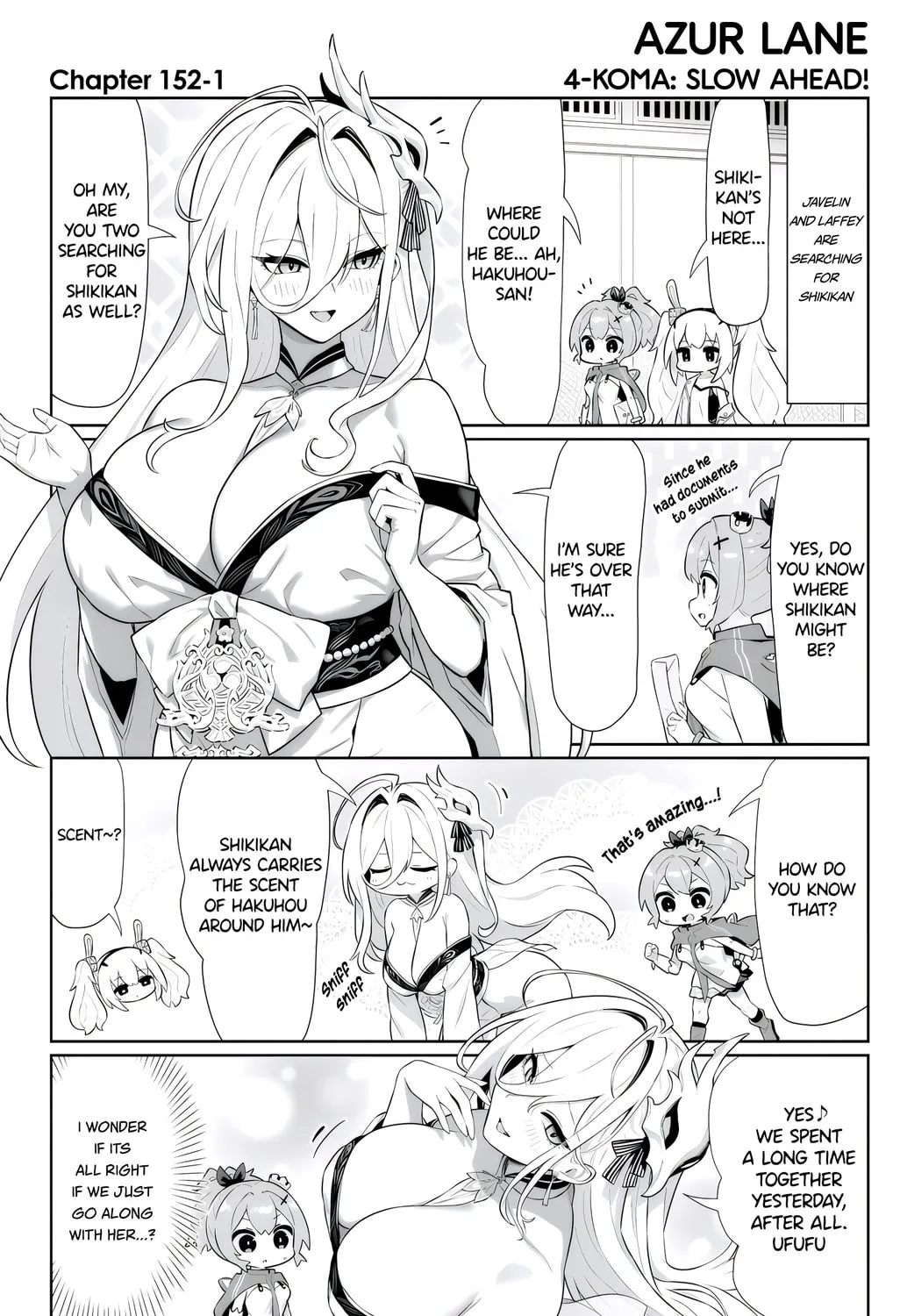 Azur Lane 4-koma: Slow Ahead! Chapter 152 page 1 - 