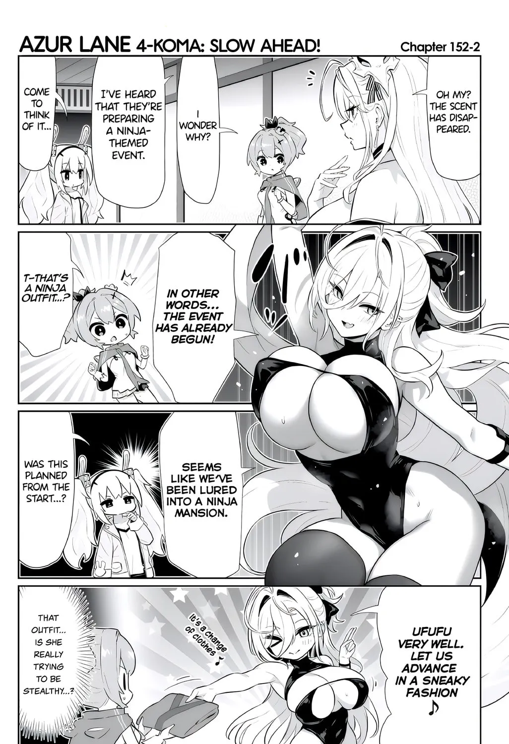 Azur Lane 4-koma: Slow Ahead! Chapter 152 page 3 - 
