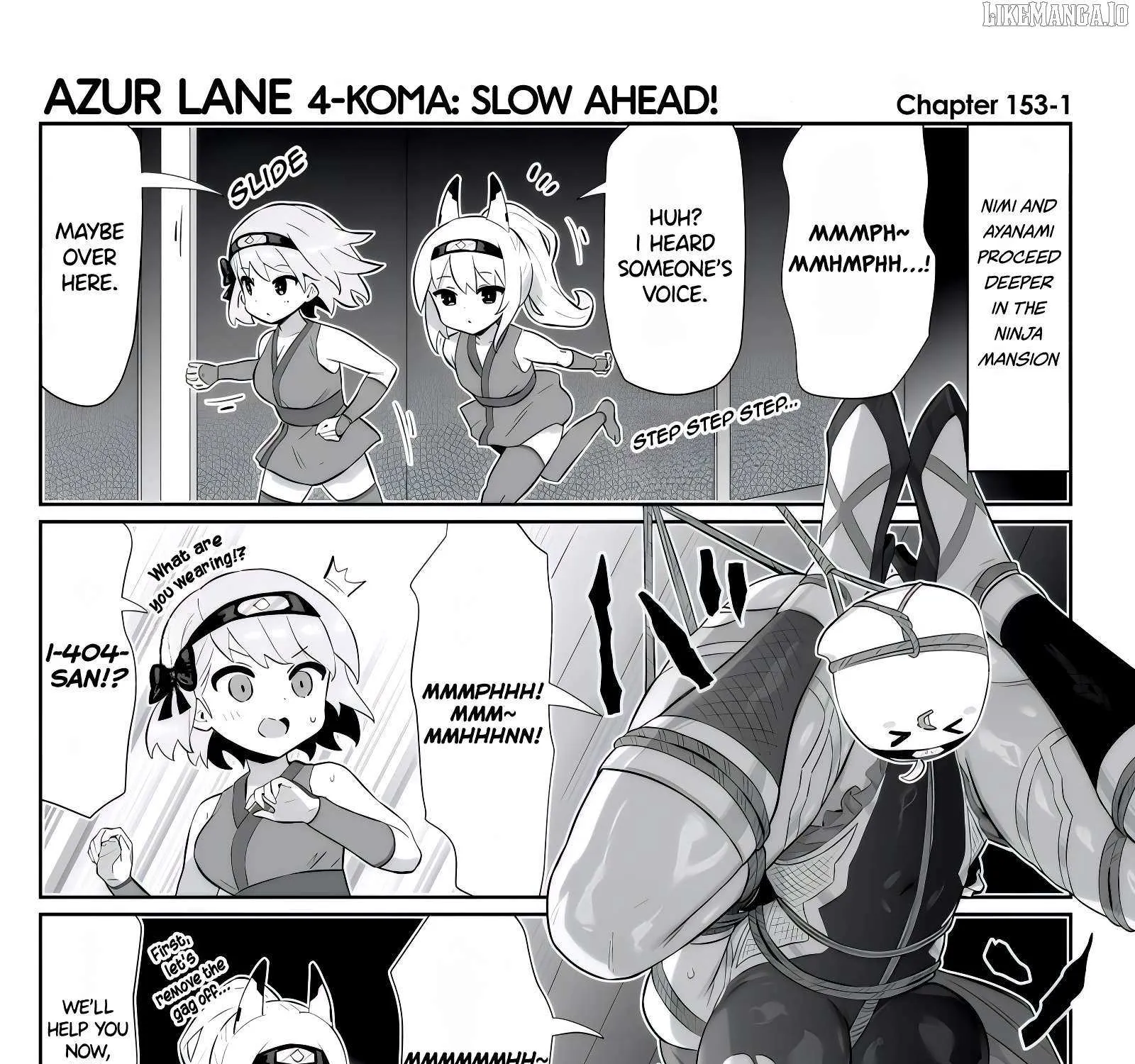 Azur Lane 4-koma: Slow Ahead! Chapter 153 page 1 - 