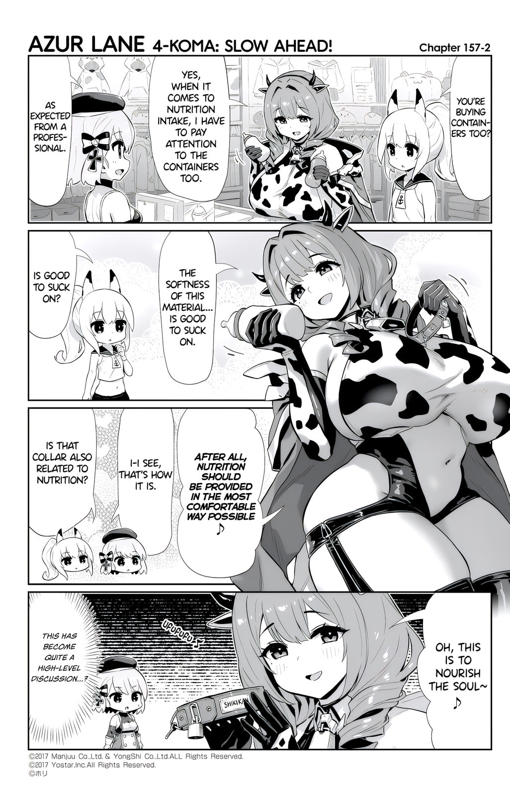 Azur Lane 4-koma: Slow Ahead! Chapter 157 page 2 - 