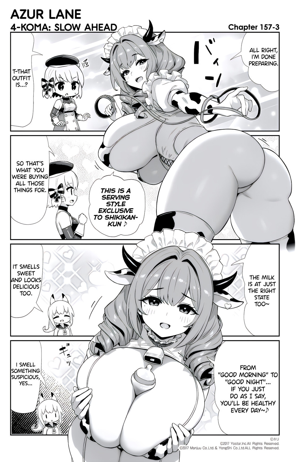 Azur Lane 4-koma: Slow Ahead! Chapter 157 page 3 - 