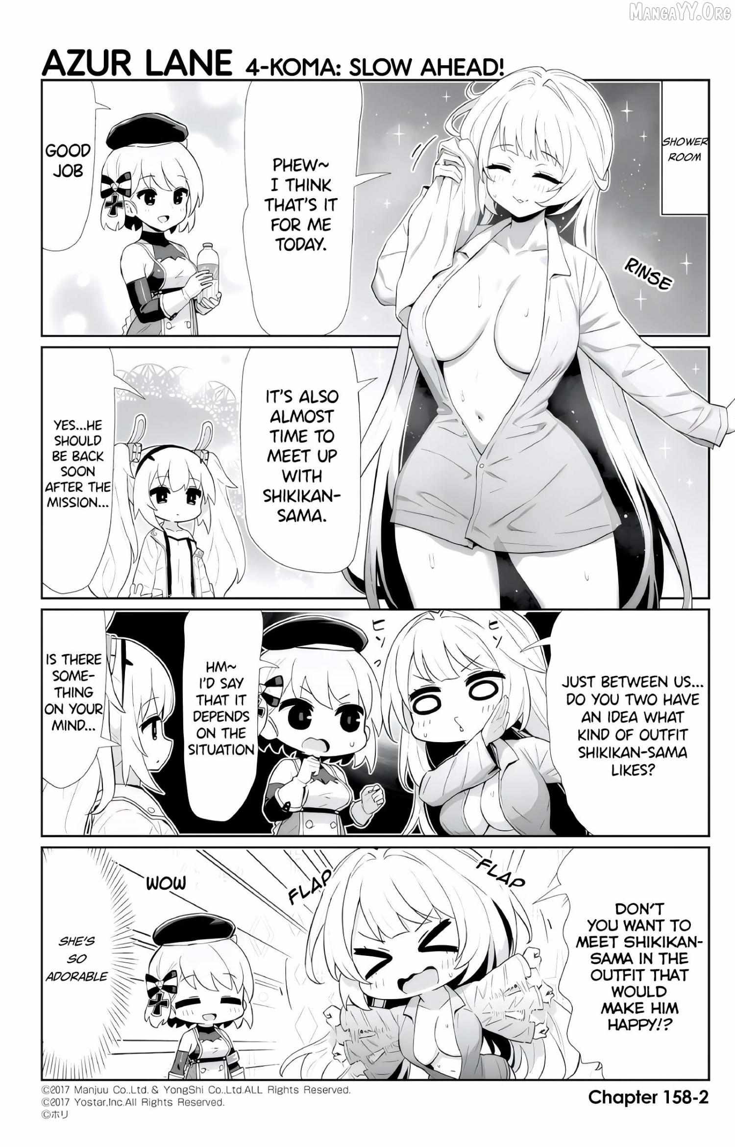 Azur Lane 4-koma: Slow Ahead! Chapter 158 page 2 - 