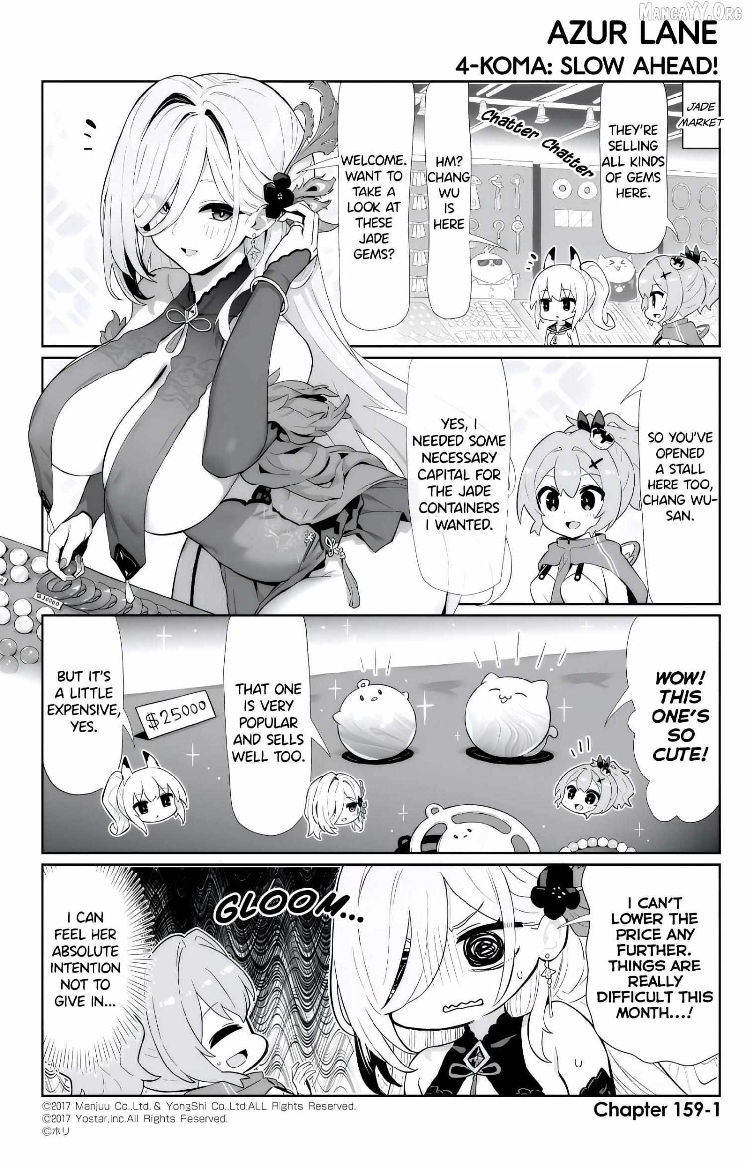 Azur Lane 4-koma: Slow Ahead! Chapter 159 page 1 - 