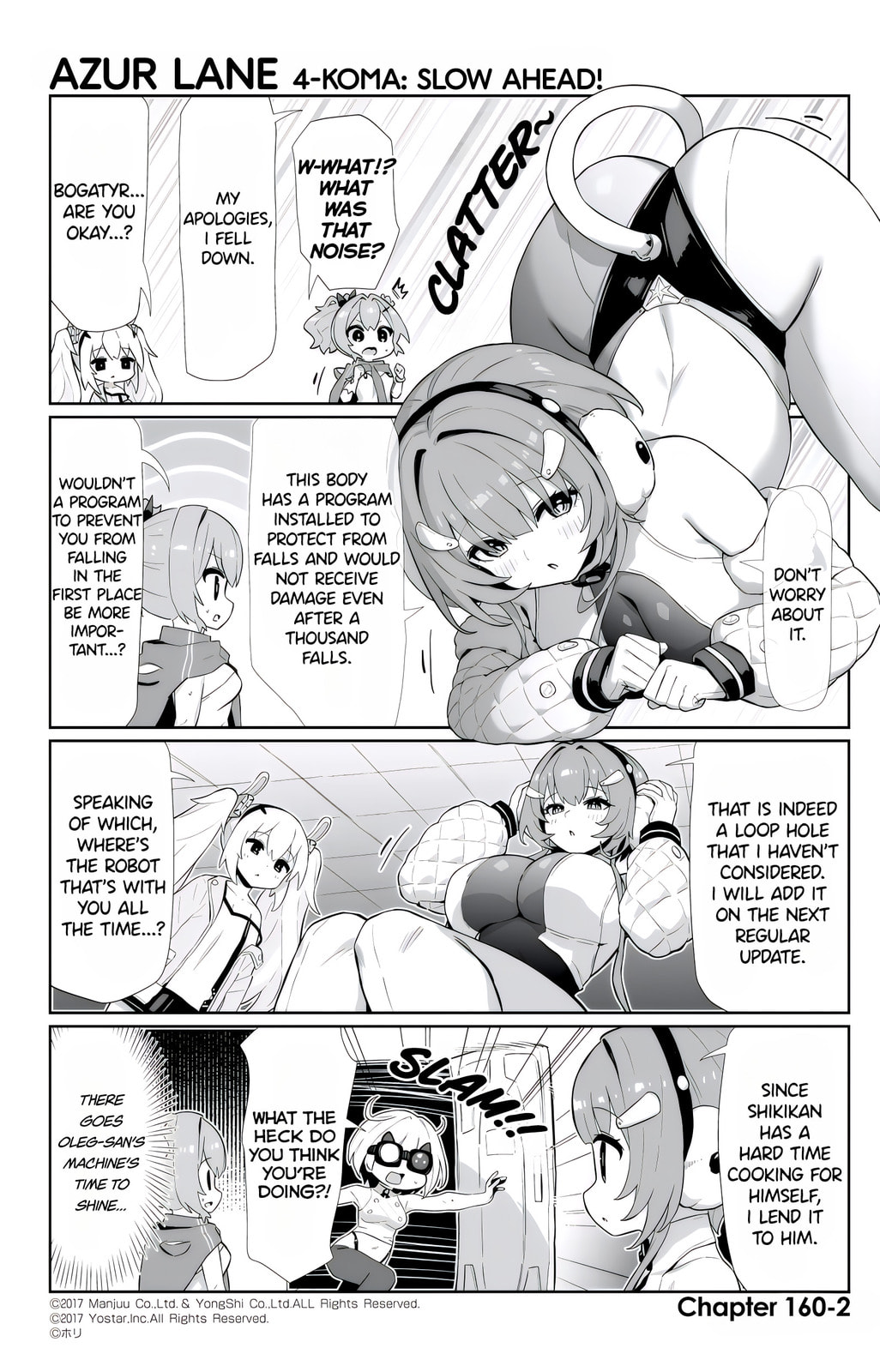 Azur Lane 4-koma: Slow Ahead! Chapter 160 page 2 - 