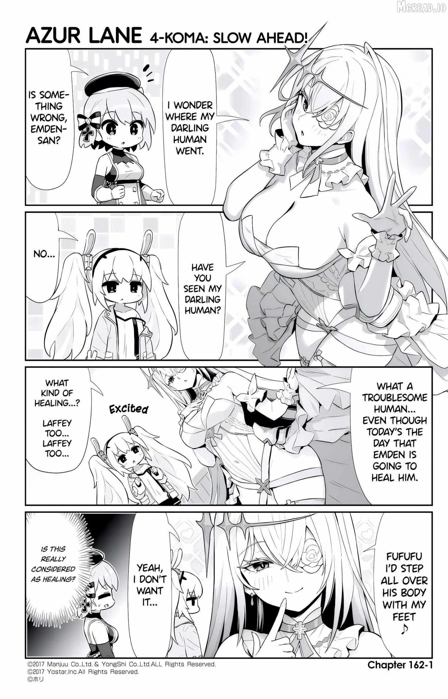 Azur Lane 4-koma: Slow Ahead! Chapter 162 page 1 - 