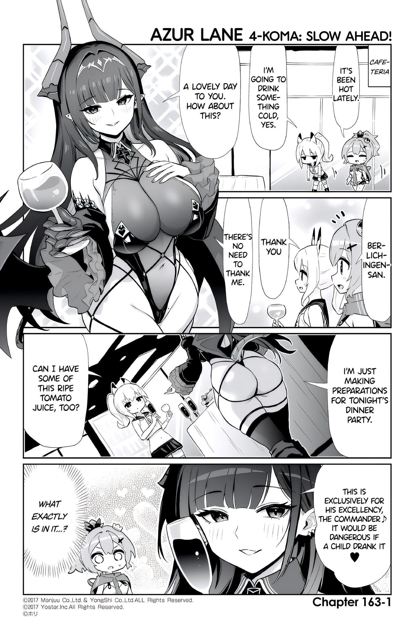 Azur Lane 4-koma: Slow Ahead! Chapter 163 page 1 - 