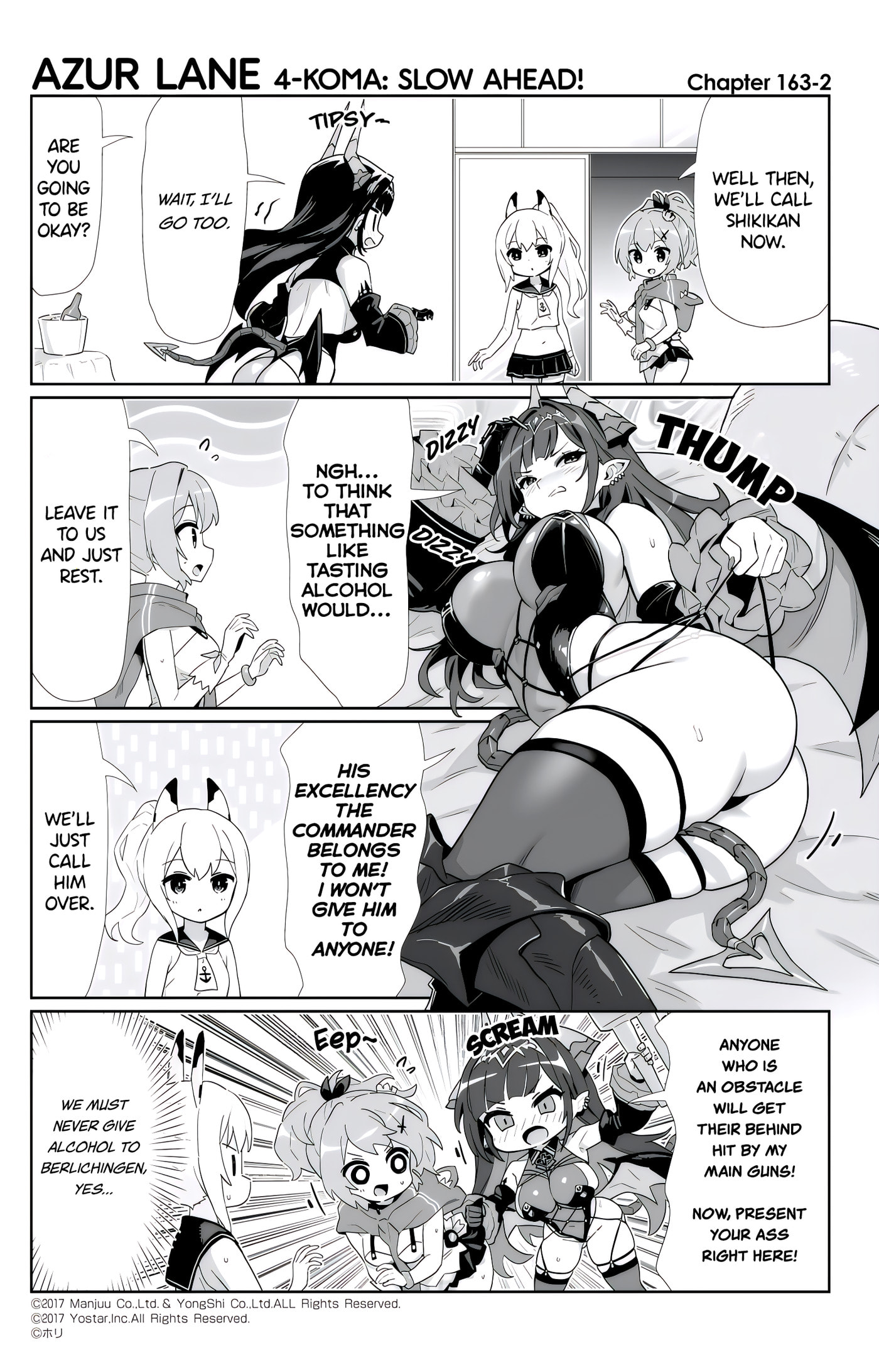 Azur Lane 4-koma: Slow Ahead! Chapter 163 page 2 - 