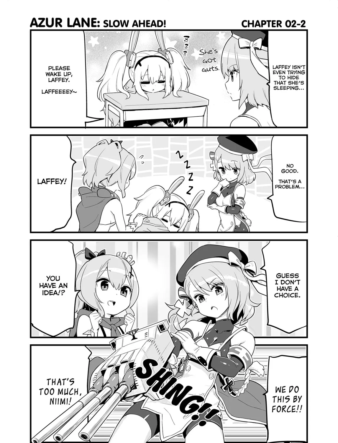Azur Lane 4-koma: Slow Ahead! Chapter 2 page 3 - 