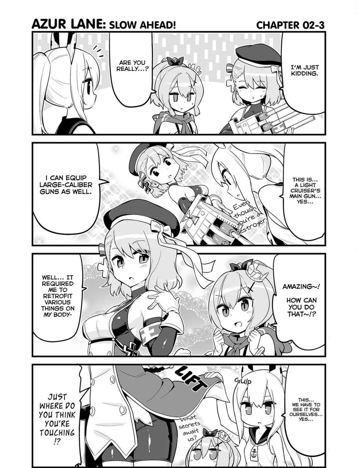 Azur Lane 4-koma: Slow Ahead! Chapter 2 page 5 - 