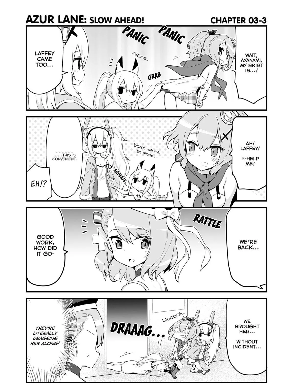 Azur Lane 4-koma: Slow Ahead! Chapter 3 page 5 - 