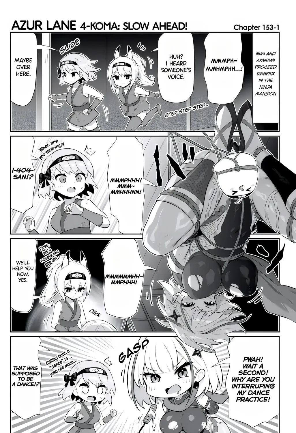 Azur Lane 4-koma: Slow Ahead! Chapter 404 page 1 - 