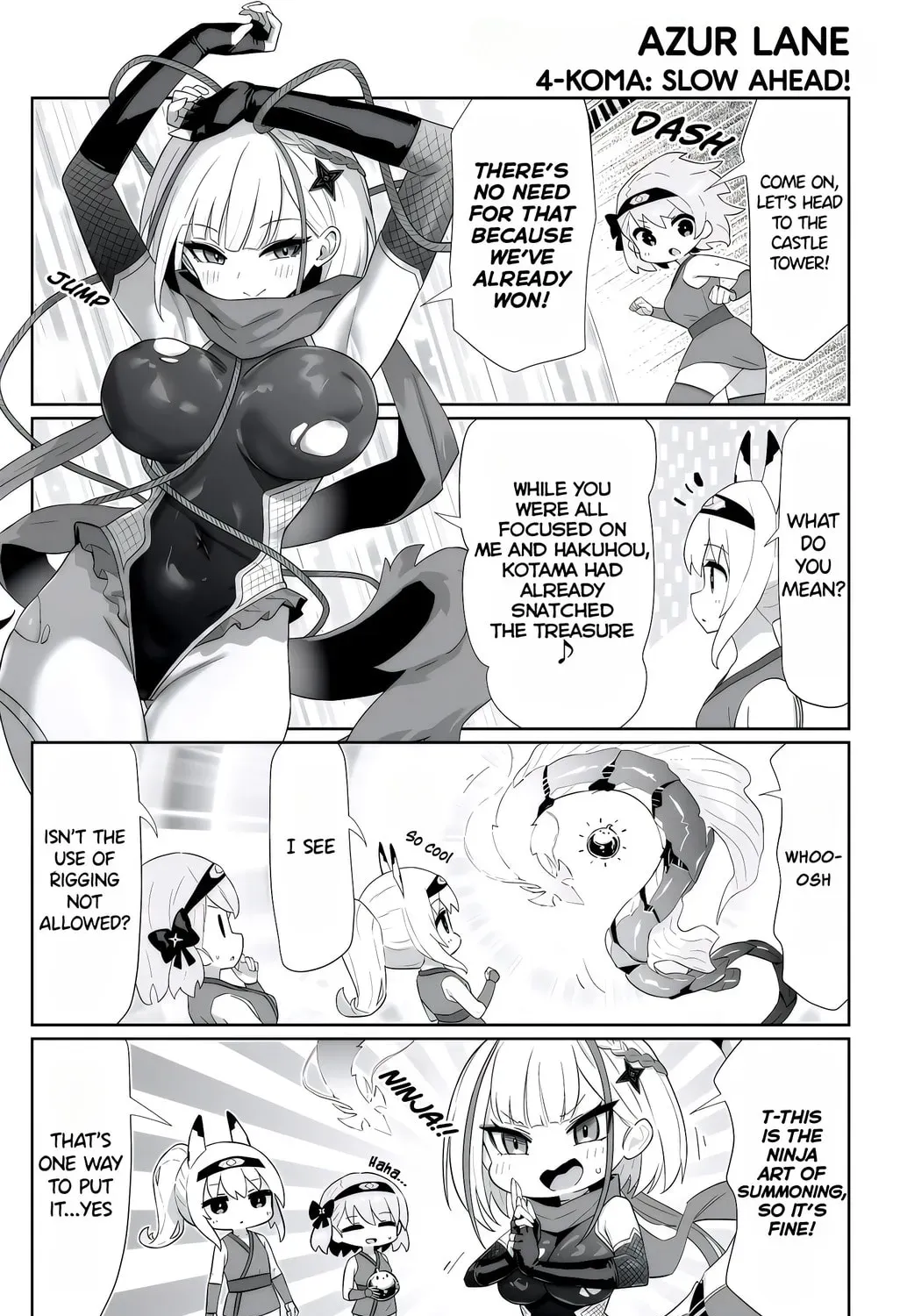 Azur Lane 4-koma: Slow Ahead! Chapter 404 page 3 - 