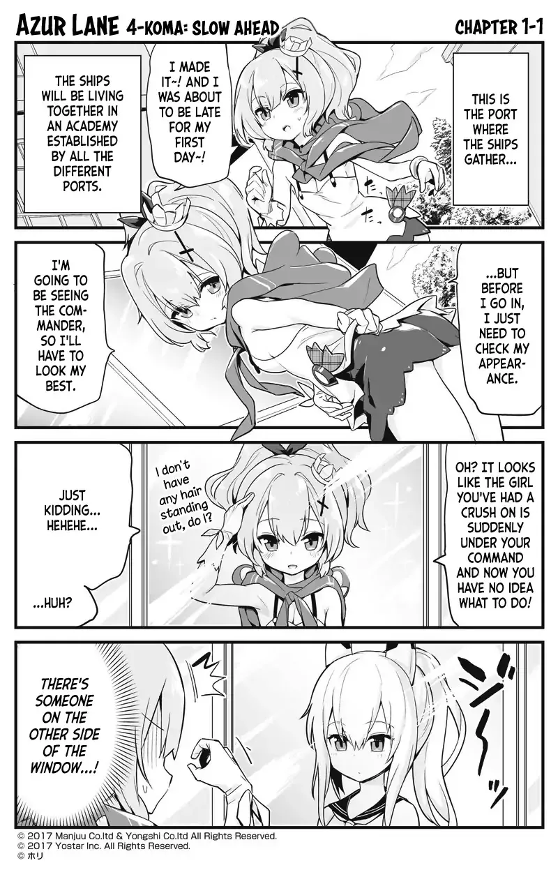 Azur Lane Bisoku Zenshin! Chapter 1 page 1 - 