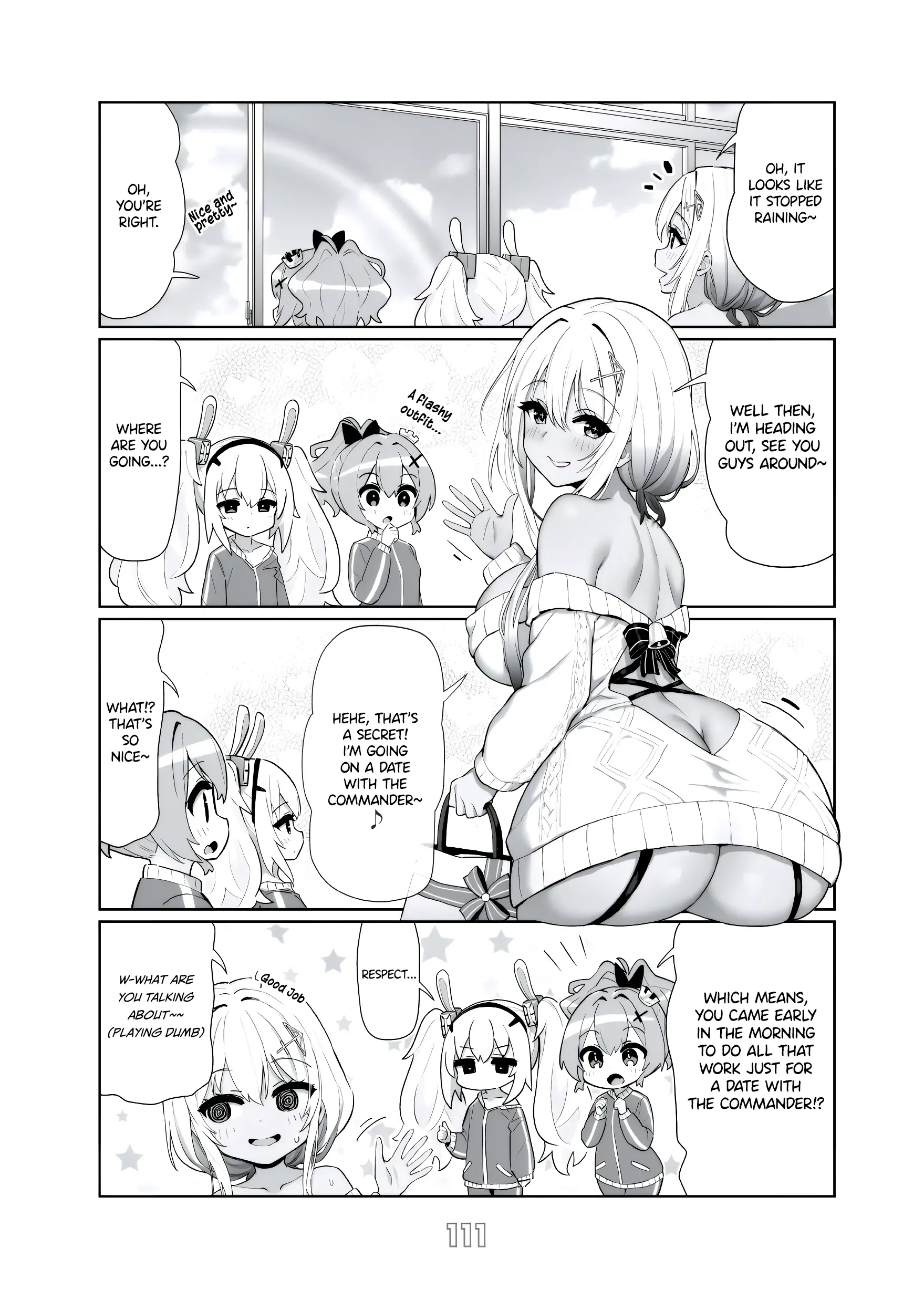 Azur Lane Bisoku Zenshin! Chapter 102.1 page 4 - 
